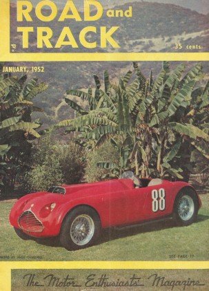 ROAD & TRACK 1952 JAN - Vol.3 #6, HENRY J & RILEY 2.5 TEST, MORGAN-3, FANGIO